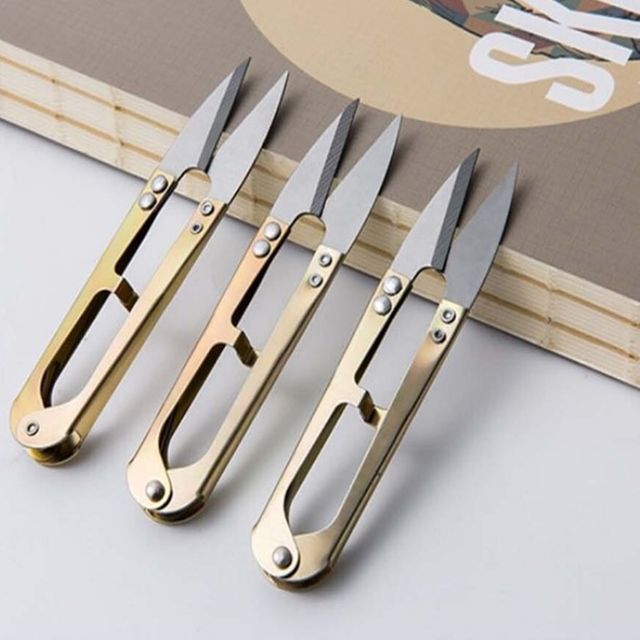 고급 미니 수선 재단 미싱 자수 실밥 메탈 가위