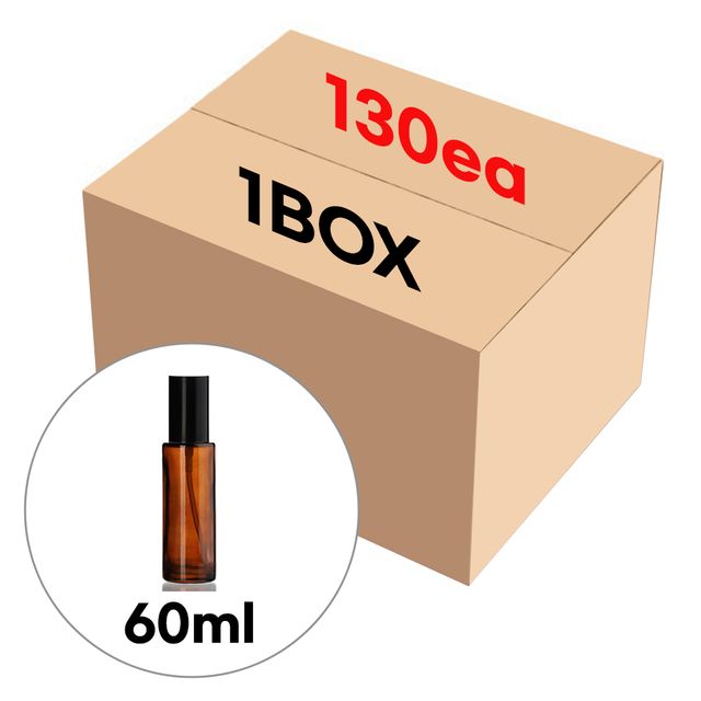 룸스프레이용기 마틴 60ml 1BOX 130개 스크류타입 재료 스프레이 유리 DIY