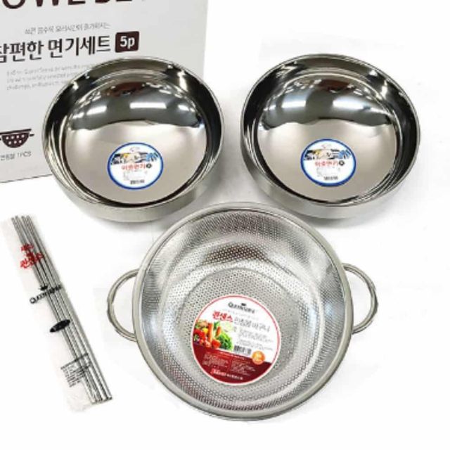 면기세트 5종 스텐냉면기 우동그릇