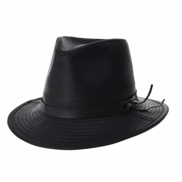 인조가죽 카우보이 모자 신사모자 중년페도라