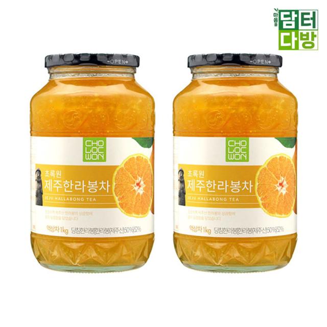 (무배 / 원플러스원) 초록원 제주한라봉차 1kg