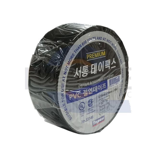 난연 절연 전기 작업용 테이프 19mm 10미터 고내열성 접착