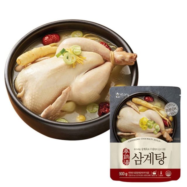 진한 삼계탕 900g 간편 보양식 국내산 닭고기
