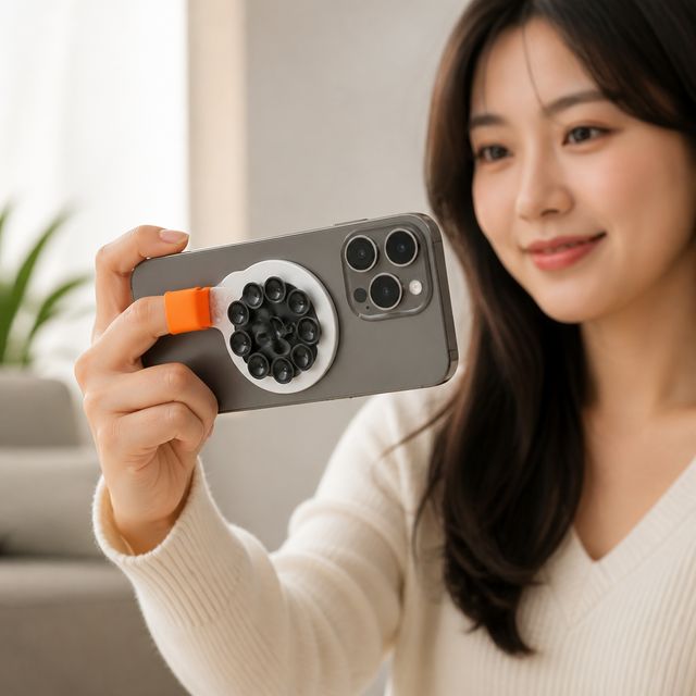 마그네틱 스마트톡 거치링 핑거스트랩 휴대폰 흡착식 고정 홀더