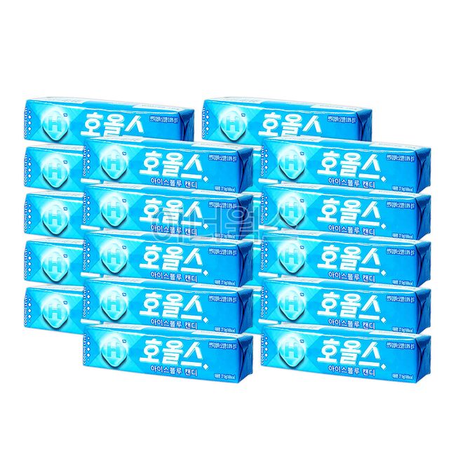 HALLS 호올스 캔디 27.9g x 20개세트 (아이스블루)