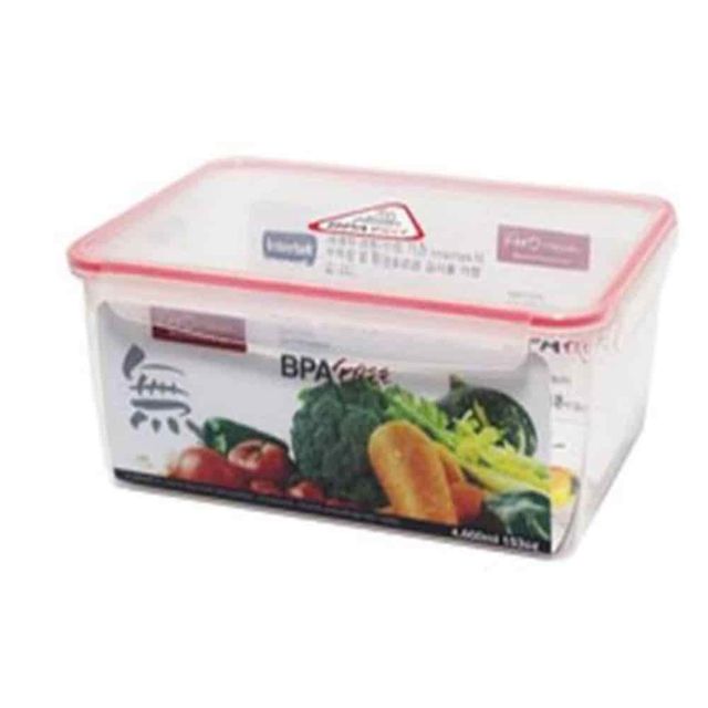 밀폐용기 4600ml 투명밀폐용기 김치통 대용량밀폐용기 과일보관용기