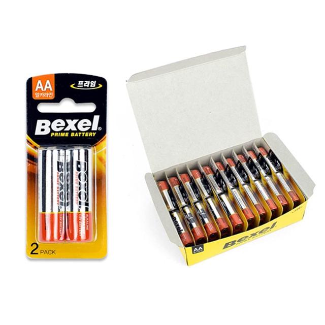 알카라인건전지 벡셀 AA 1.5V 일반 건전지 40개 1박스