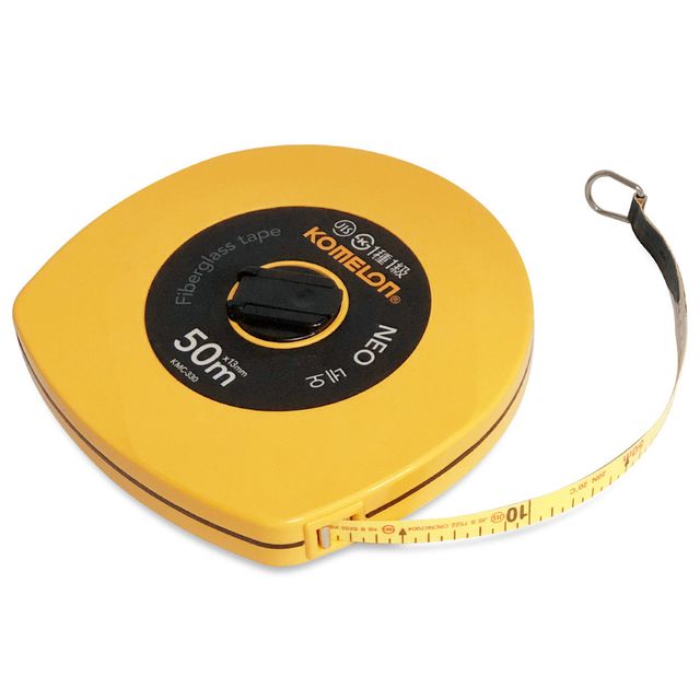 코메론 네오 줄자(50M) x13mm 화이바 작업용 측량용 - 내구성 높은 측정 도구