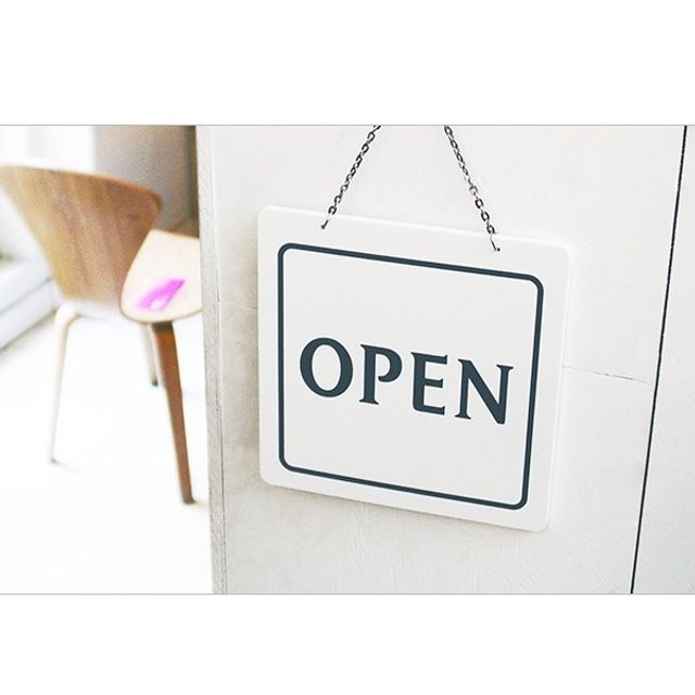 OPEN CLOSED 안내 표지판, 포멕스 200x200 명찰
