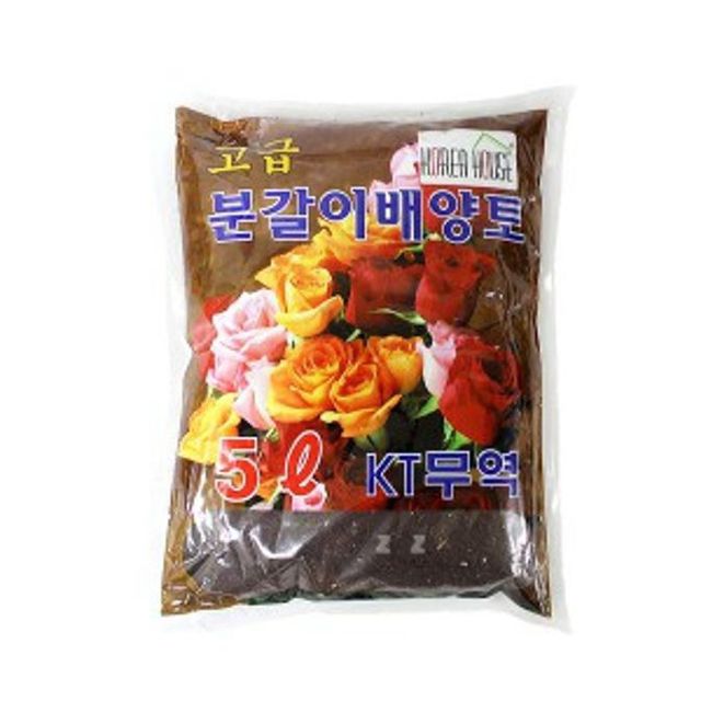 배양토 원예 분갈이 비료 화분 난 키우기 흙 5L