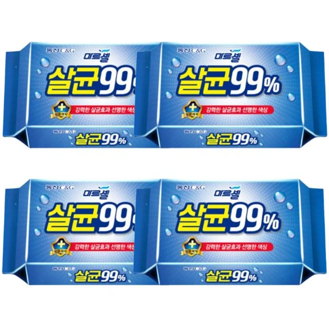 크리오 동산 마르셀 살균 99% 비누 230g 4개