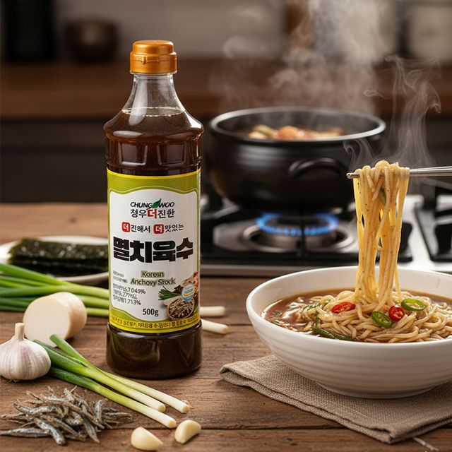 청우식품 더진한 멸치육수 500g