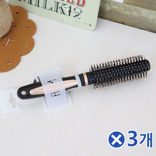 부드러운 에어 롤브러쉬x3개 헤어케어 머리빗 미용빗