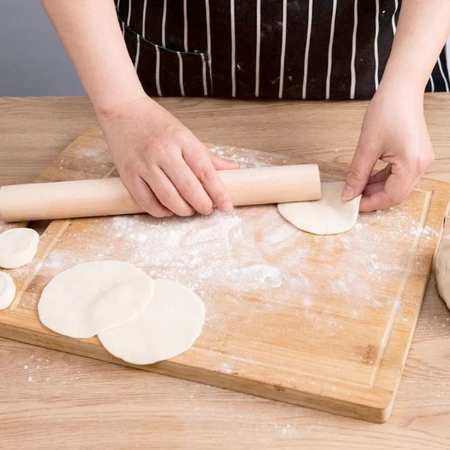주방용 나무 밀대 칼국수 반죽 밀가루 수제비 밀대