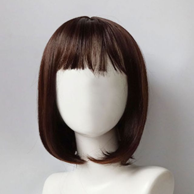 일자 앞머리 단발 통가발 편한 스타일링 스타일변화