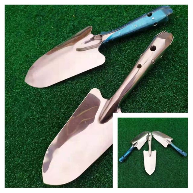 스테인레스 전통 모종삽 27cm 화분삽 분갈이삽 정원용품 가드닝용품
