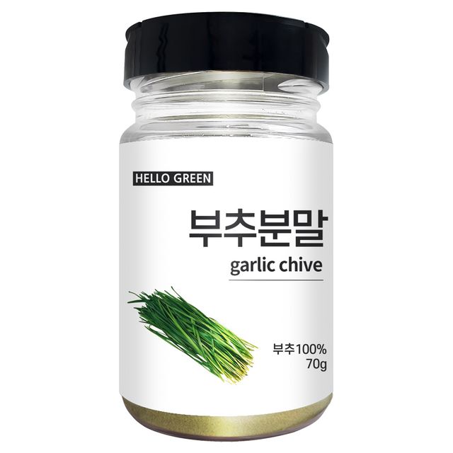 헬로우그린 국산 부추 분말 가루 70g(통)