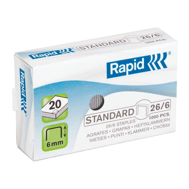 Rapid 스테플러심 Standard 26/6 1M