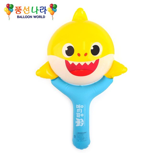 캐릭터풍선 아기 상어 삑삑이풍선 삑삑이 완구 어린이집생일파티 생일 파티용품