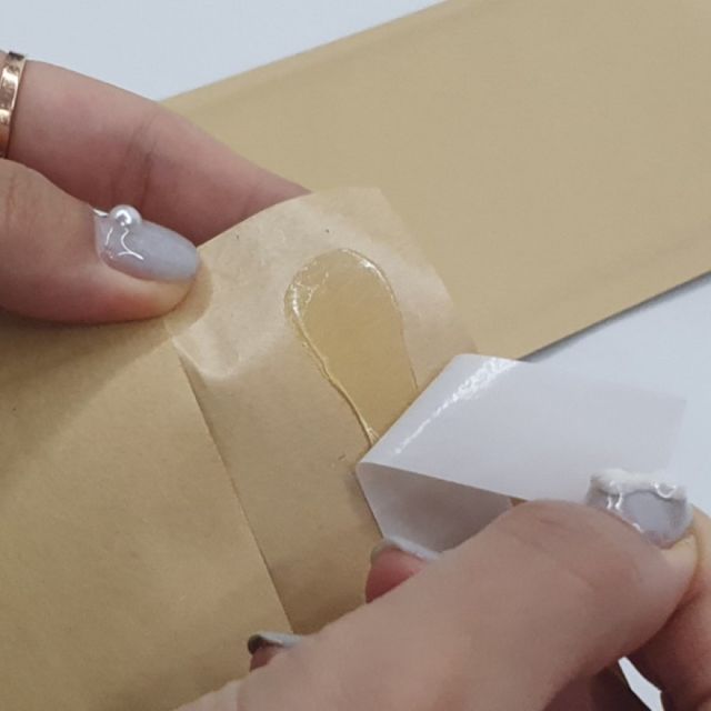 택배봉투 크라프트 안전봉투 뽁뽁이 포장지 중형 10매