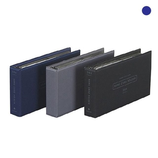 문화 실키명함철 A200-2 200명 청색