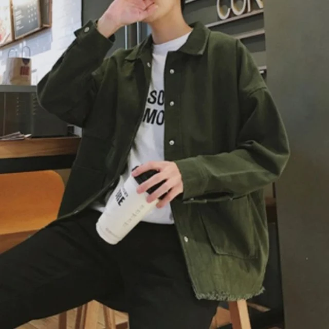 밑단 헤짐 포인트 허리 스트링 패션 캐주얼룩 데일리