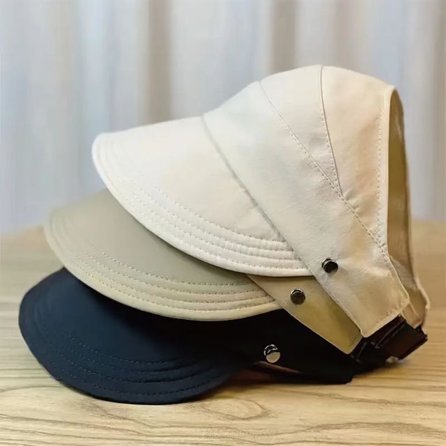 여성용 크기조절 자외선 차단 선캡 모자