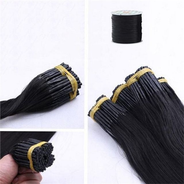 실리콘 팁 붙임머리 100P65cm 내추럴 헤어 가발 풍성한 자연 익스텐션 스트레이트 염색모 웨이브 볼륨