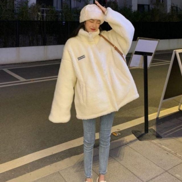 플리스집업 양털 후리스 점퍼 여성용