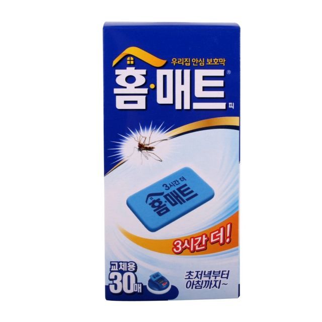 30개입 전자향홈매트 30개약 훈증기 전자향 훈증기용리필 홈매트