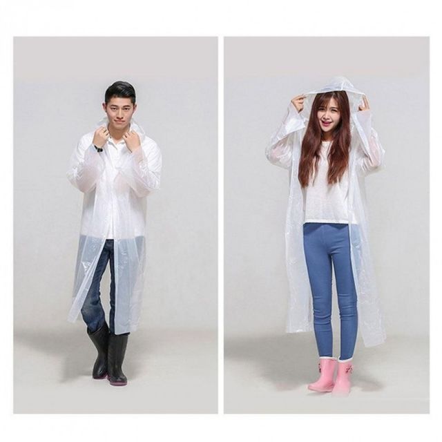 115cm 일회용 남녀용 방수 우의 비옷 장마철 야외