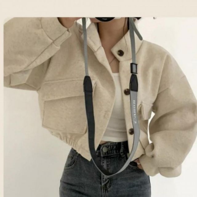 숏점퍼 외투 스테디 숏점퍼 데일리여성자켓 모직