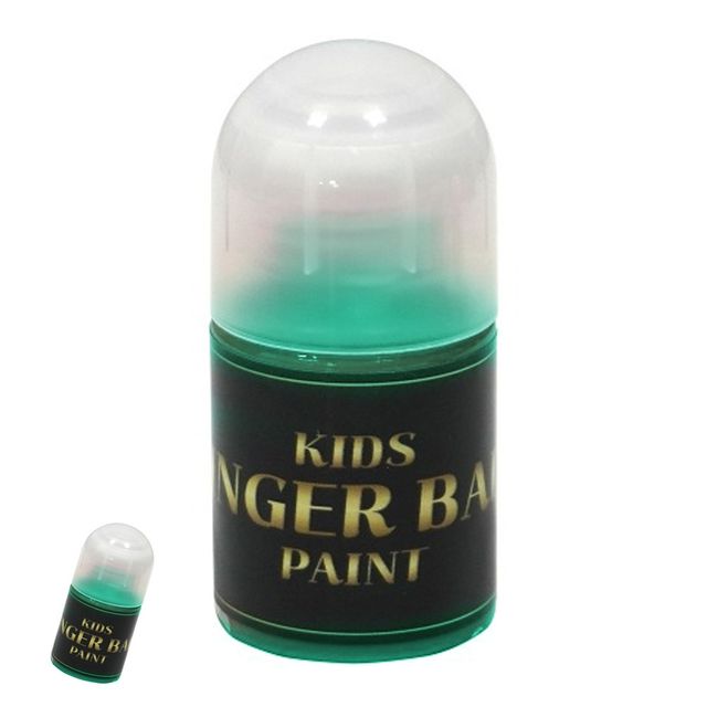 미술활동 그리기놀이 미술놀이 핑거 볼 물감 일반색 50ml 초록