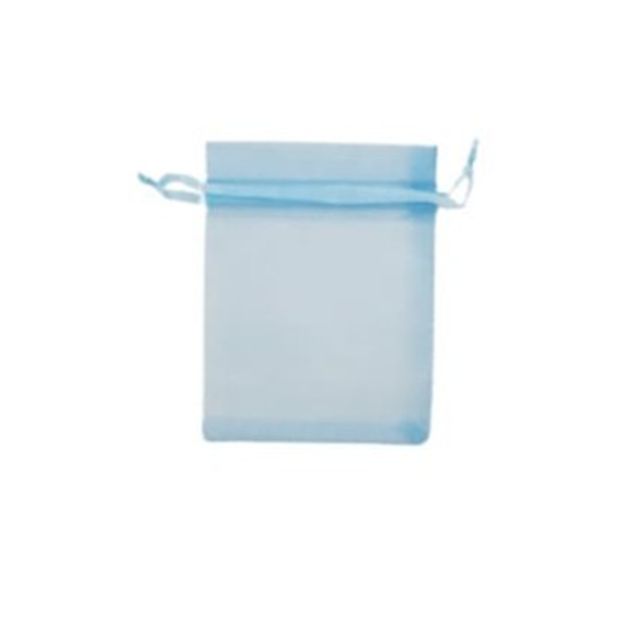 선물포장 망사주머니 블루 7x9cm 간식 액세서리 포장지