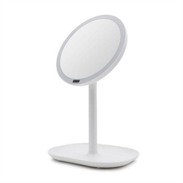 무선 led 화장 거울 충전 탁상 메이크업 거울 모션 조명