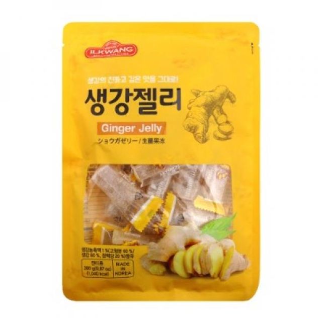 생강젤리 280g 당충전 탕비실 골프 등산 간식 추천