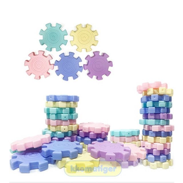 상상력 창의력 발달 완구 꼬마 뉴꽃 블록 B 소 100p