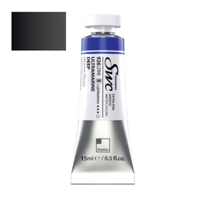 혜명몰 신한 수채화물감 SWC A 15ml 981(338) 아이보리 블랙 / 전문가용 - 갑 (3개입) 고급물감 수채물감