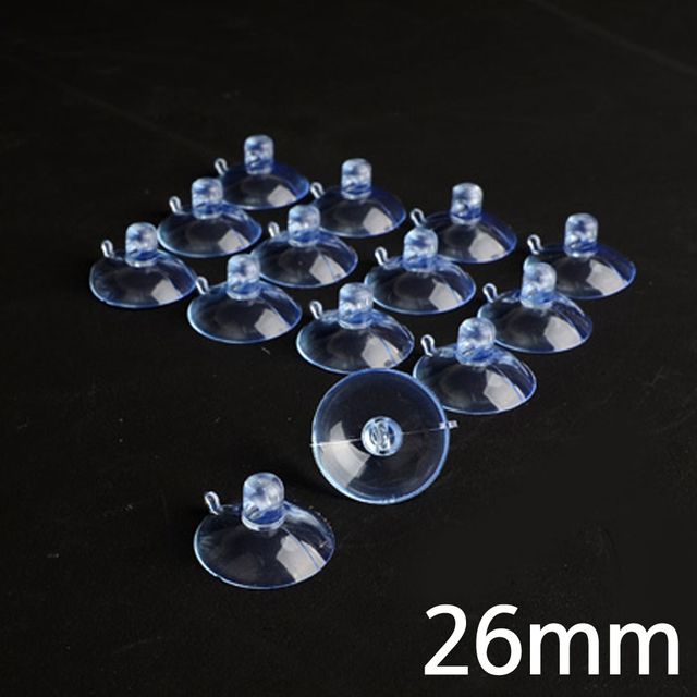26mm 흡착판 큐방 14P X10개 흡착고무 유리부착 압착