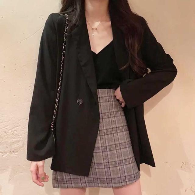 여자 데이트룩 캐주얼 슈트 코디 루즈핏 긴팔 재킷