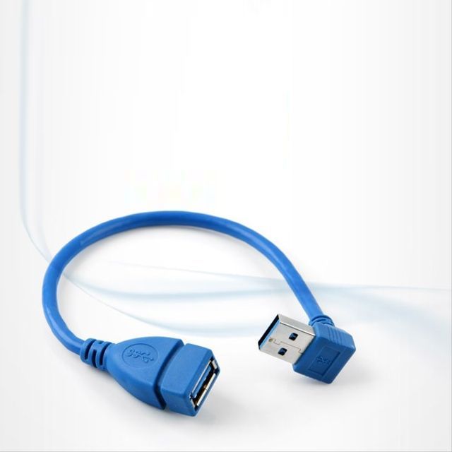 USB3.0 A 연장젠더 케이블 20cm 상향꺾임 꺽임 ITB757