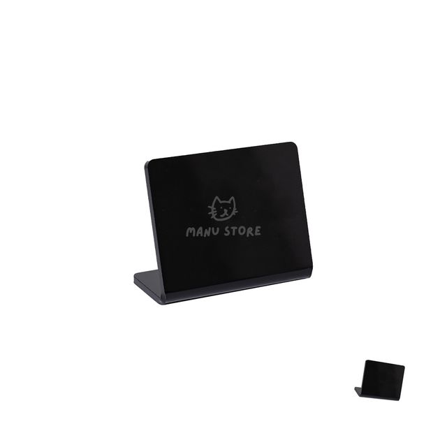 영업시간안내보드판 계좌번호안내판 L형 미니블랙보드 15x10cm