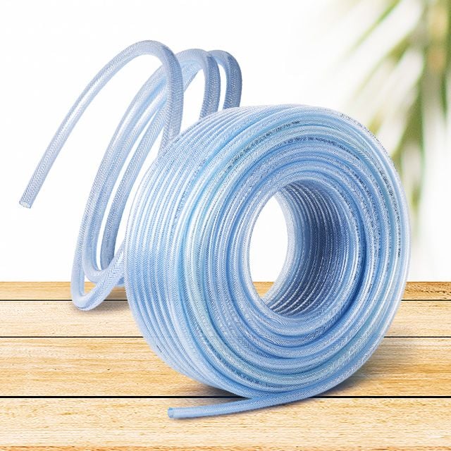 편사호스 투명호수 물호스연결 pvc 고무 연질 농업용