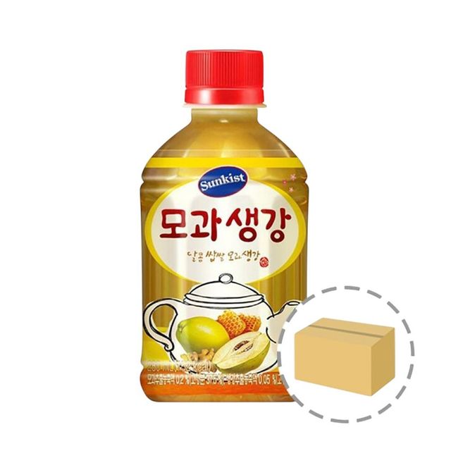 해태음료 썬키스트 280ml 24페트 모과생강 썬키스트모