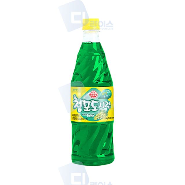 오뚜기시럽 청포도향 1kg 과일맛시럽 슬러시원액