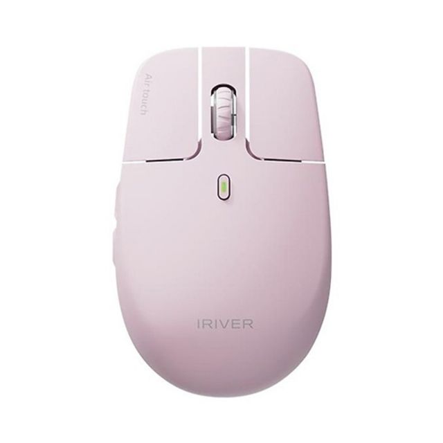 혜명몰 아이리버 충전식 초경량 멀티페어링 무선 마우스 핑크 Air light Fit / C타입 - 개 (1개입) 노트북