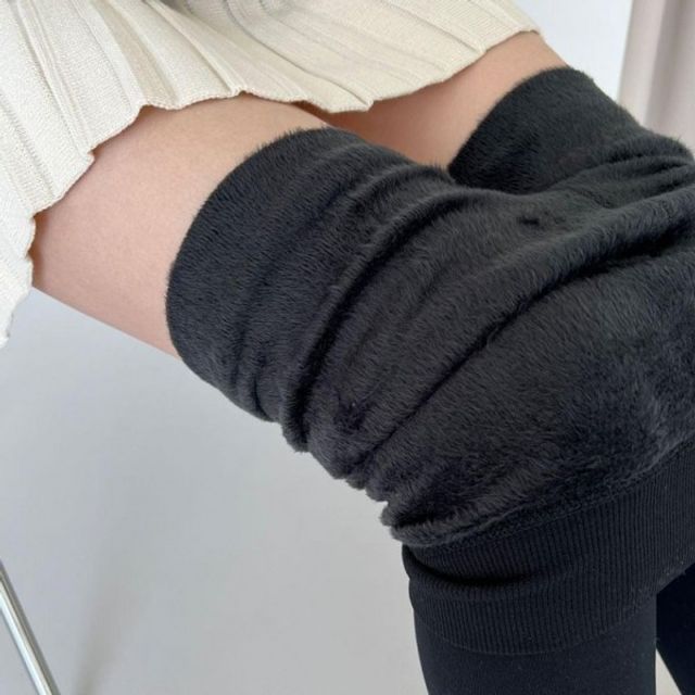 레깅스 웬비 털 타이즈 안감 융털 기모 유발