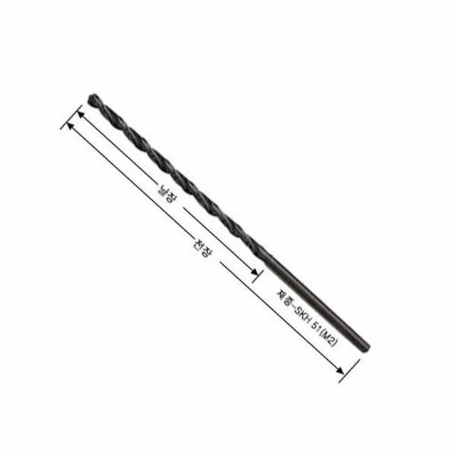 42774 스트레이트 롱드릴 4mm 200mm 목공 날 비트