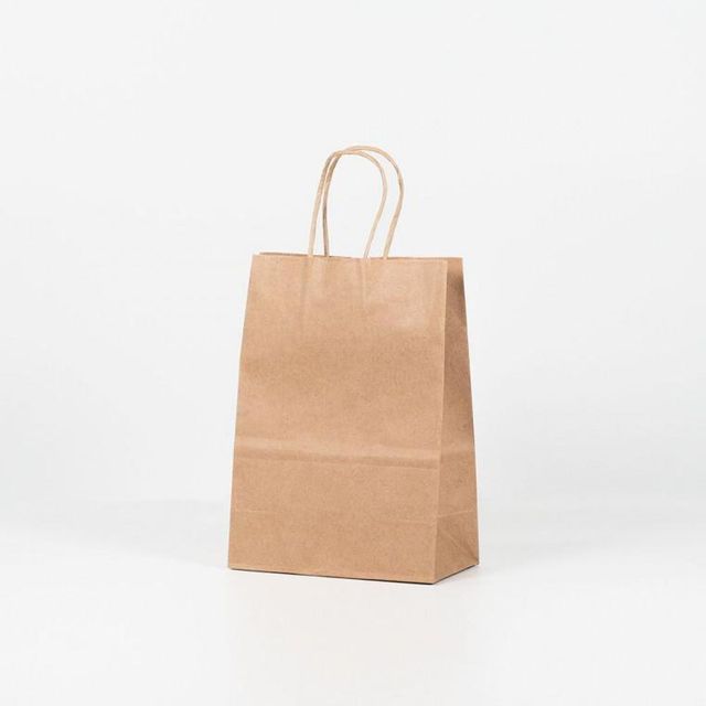 종이 무지 크라프트 쇼핑백 15x8x21cm 소형