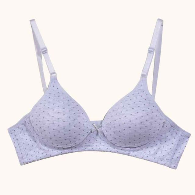 도트 노와이어 브라 B컵 폴카도트브라 여성언더웨어 브래지어 예쁜브라